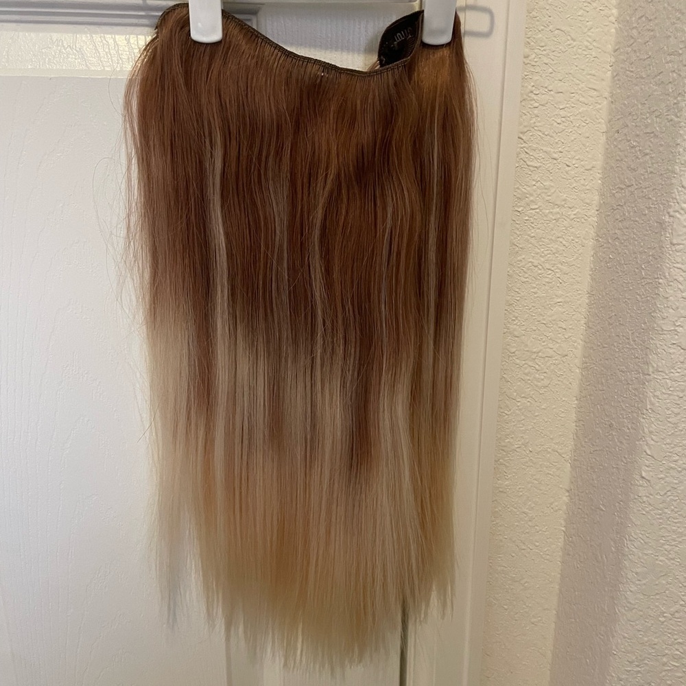 Hidden Crown  Halo Hair Extension V clip B8/60 balayage 16”